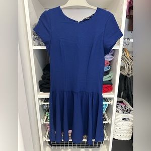 Blue Drop Waist Dress